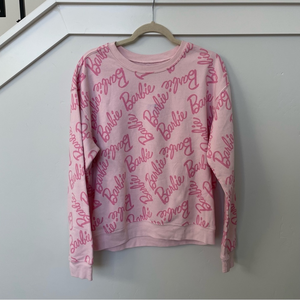 Barbie Pink and Gray Logo Apparel